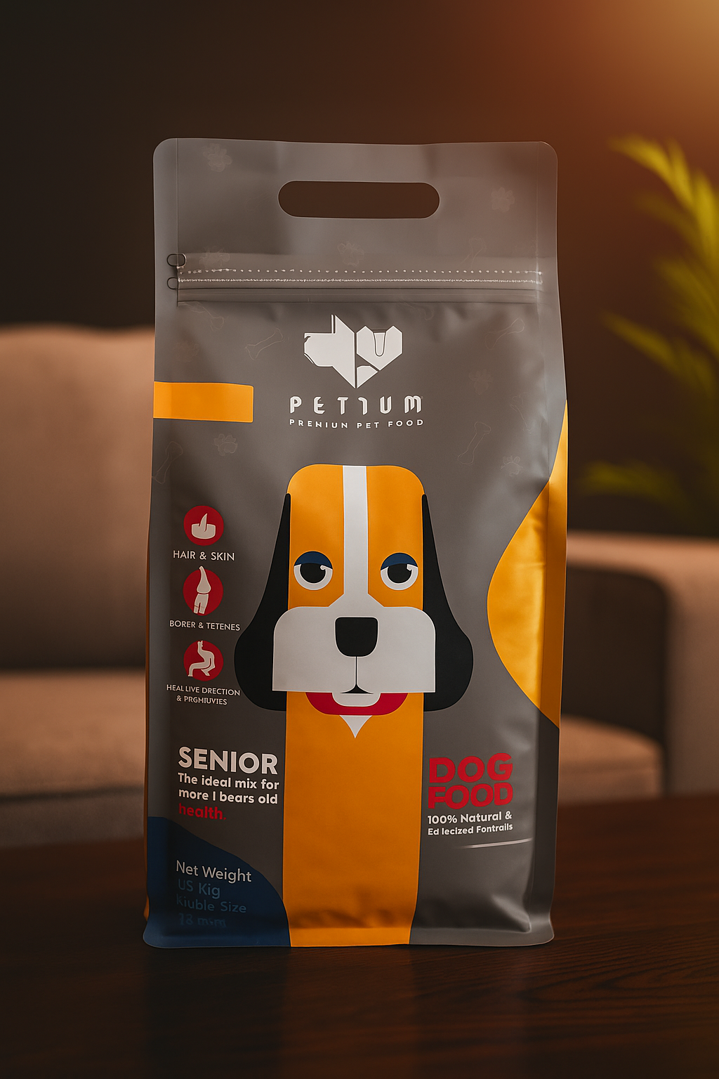 غذای سگ سنیور بسته 1500 گرمی