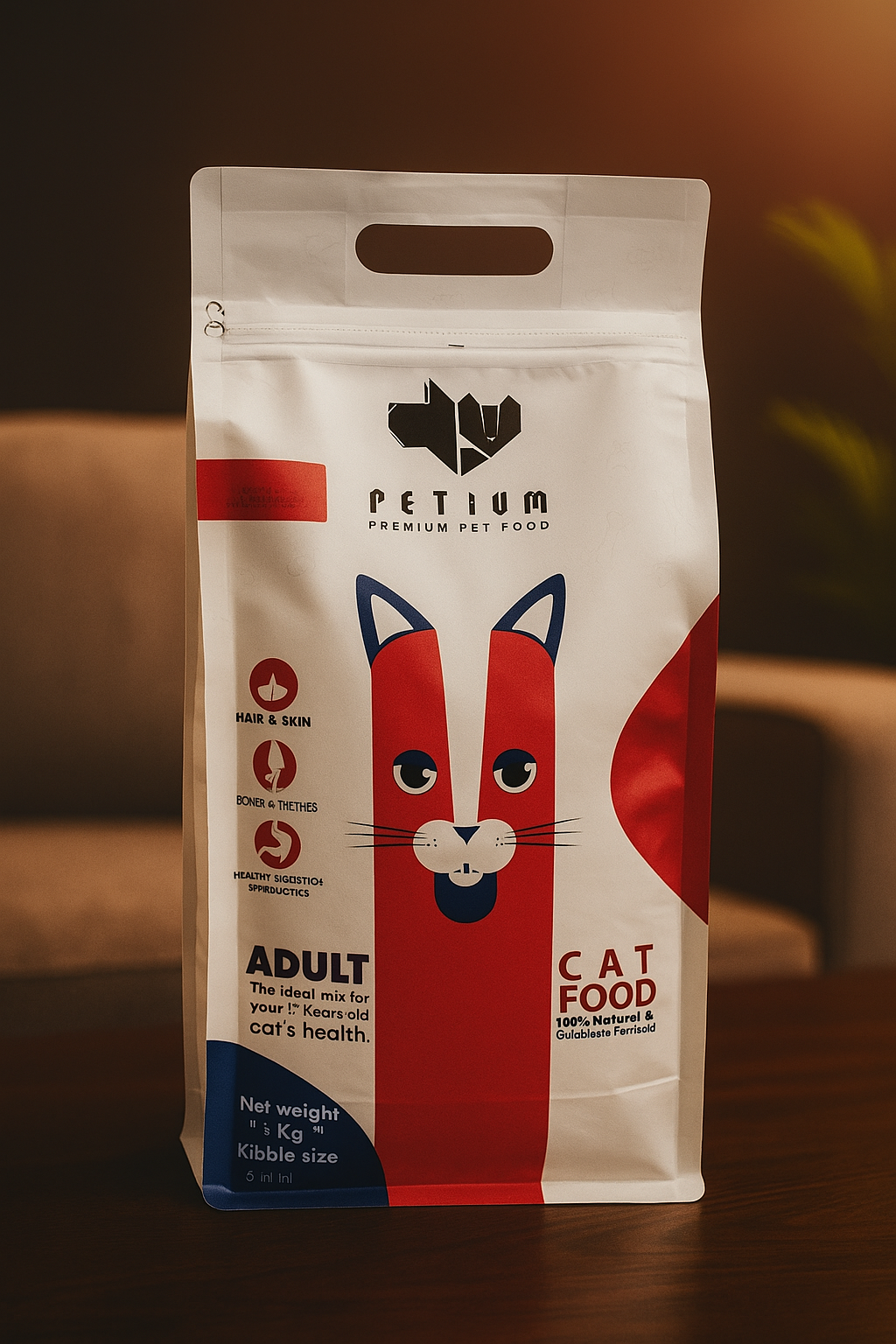 غذای گربه بسته 1500 گرمی